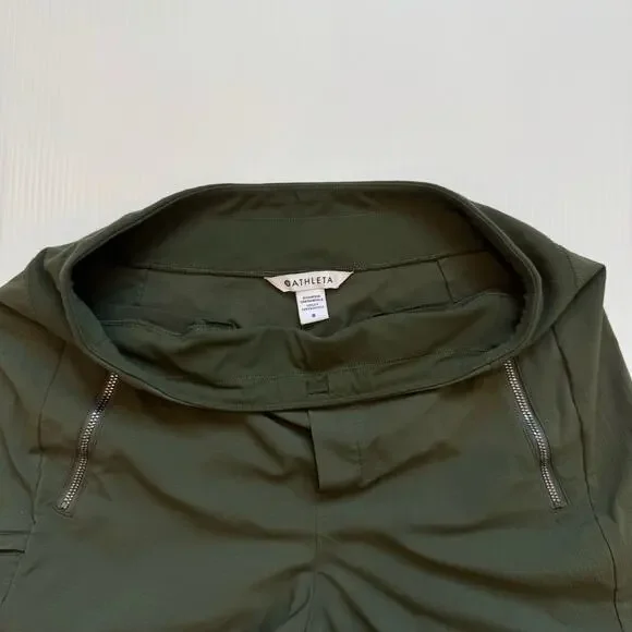 Athleta Trekkie Jogger Pants Olive Green Women’s 8 Gorpcore Athleisure Hiking - Picture 15 of 16